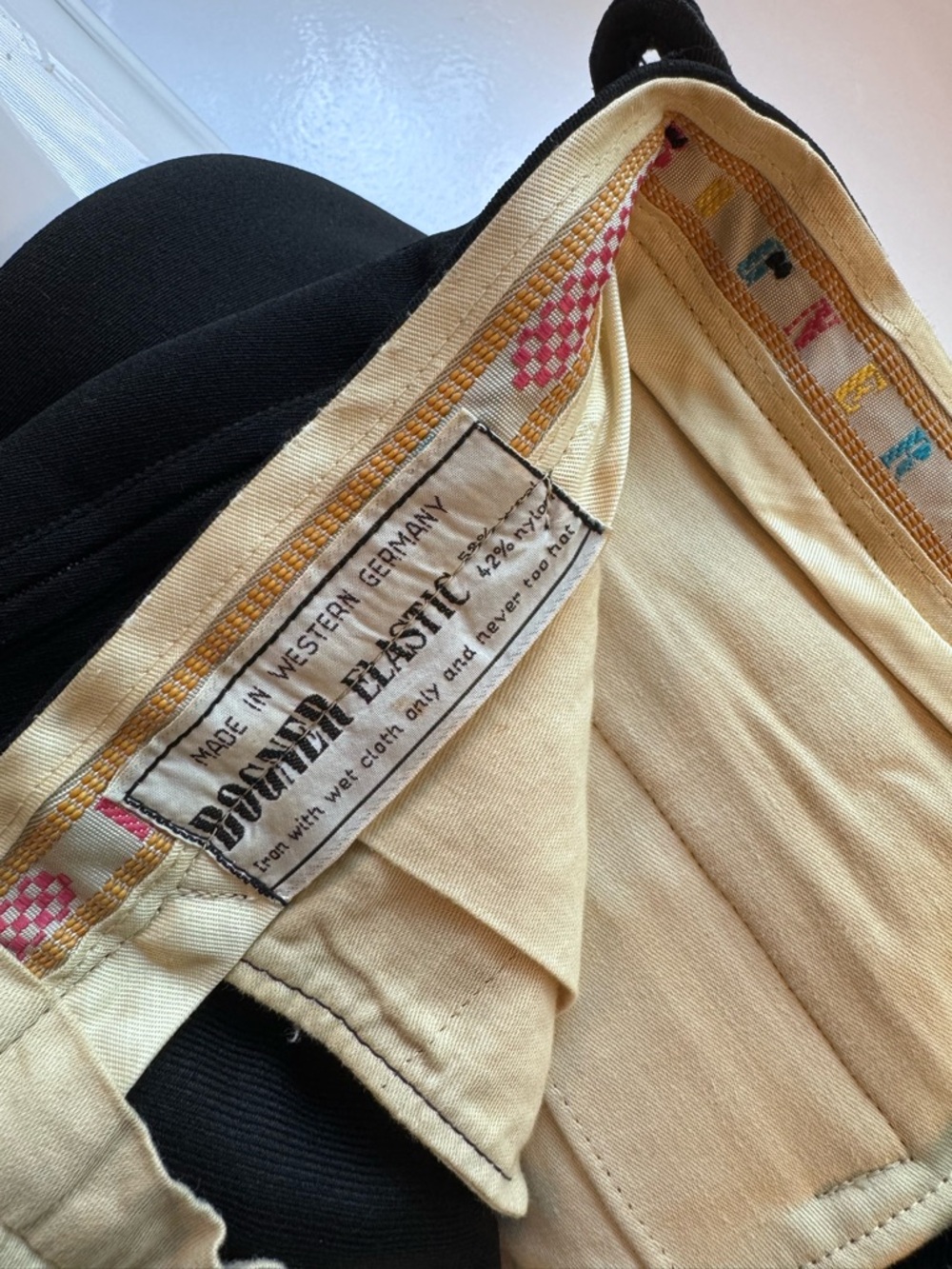 BOGNER Vtg 60s/70s RARE Wool Stirrup Apres Ski Pants Western Germany 32 X-Short